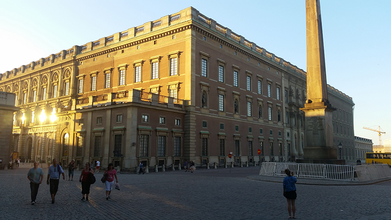 Sztokholm royal palace wywczas