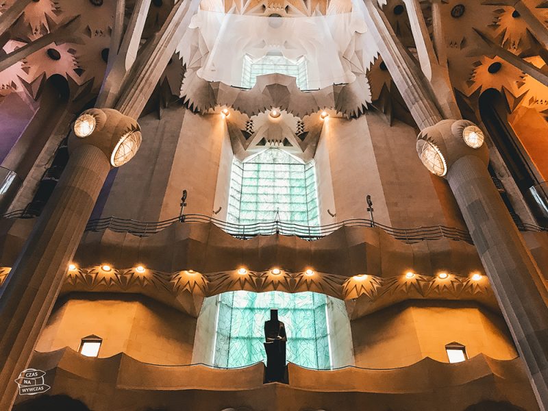 Sagrada Familia wnętrze