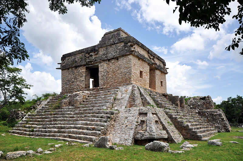 Ruiny Majów Dzibilichaltun - meksyk atrakcje - wywczas
