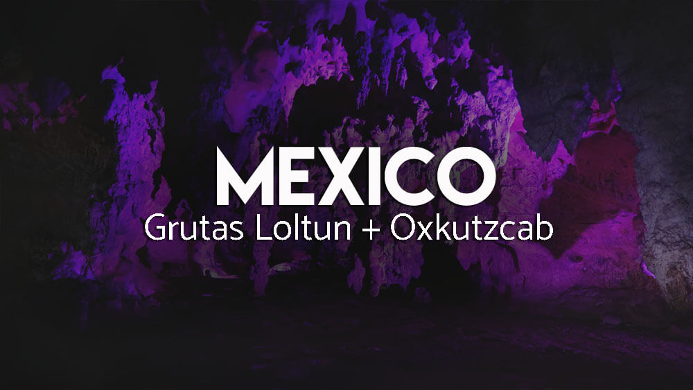 Kolorowe jaskinie Grutas Loltun - Meksyk
