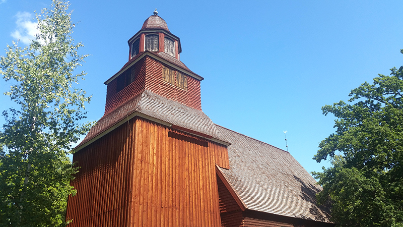 Sztokholm Skansen - kościół