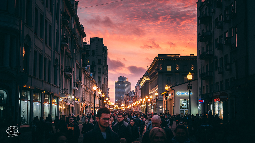 ulica Arbat w Moskwie