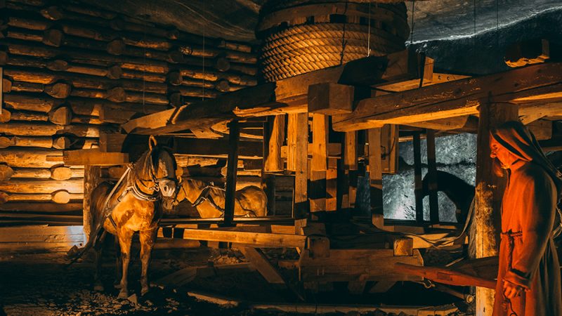 zwiedzanie kopalni soli w wieliczce